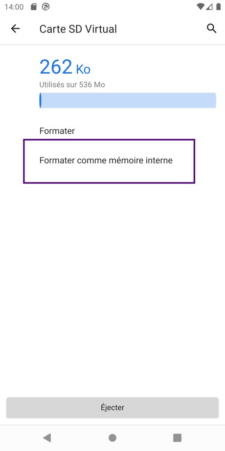 Android carte SD tuto formater (1)