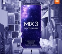 Xiaomi invitation Mi Mix 3 VF
