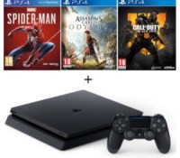 pack PS4 Slim 500 Go + 3 jeux