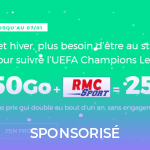 🔥 Prolongation : forfait mobile Red by SFR avec 50 Go de 4G et RMC Sport à 25 euros par mois 🔥 Prolongation : forfait mobile Red by SFR avec 50 Go de 4G et RMC Sport à 25 euros par mois