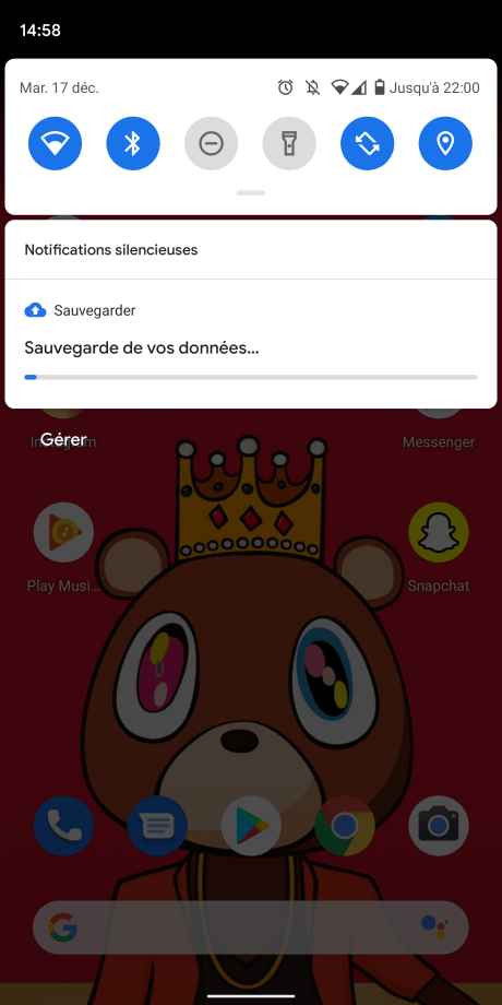 Sauvegarde Android 4