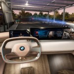J&rsquo;ai « conduit » la voiture du futur de BMW au MWC 2019