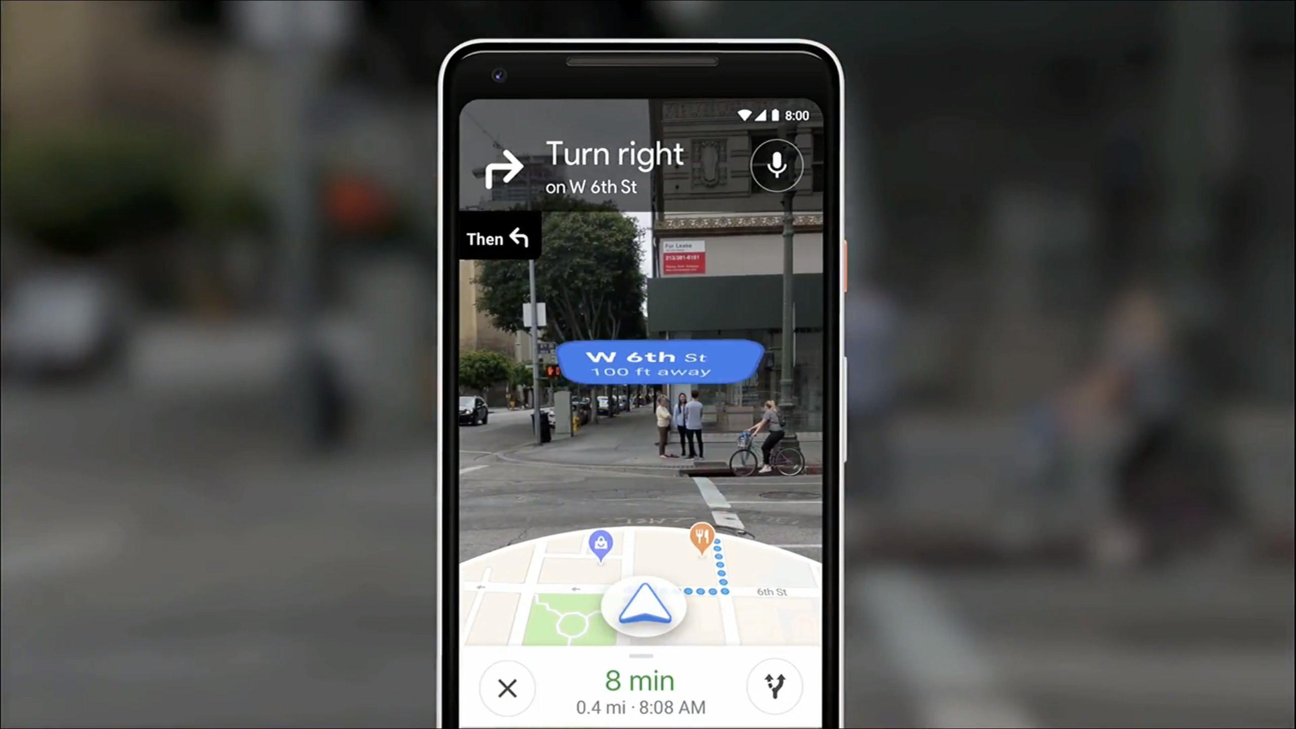 Interface de navigation en AR