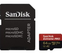 Micro SD Sandisk Extreme Pro 64 Go