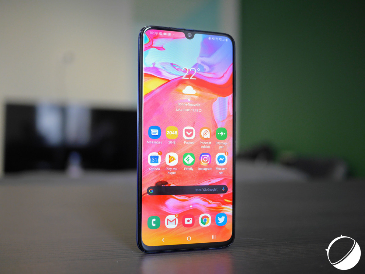 Le Galaxy A70, pour comparaison Le Galaxy A70, pour comparaison