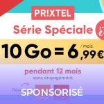 Dernier jour : le forfait ajustable Prixtel à partir de 6,99 euros pour 10 Go Dernier jour : le forfait ajustable Prixtel à partir de 6,99 euros pour 10 Go