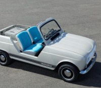 La Renault 4L Plein Air, concept électrique imaginé par Renault en juillet 2019 // Source : Renault