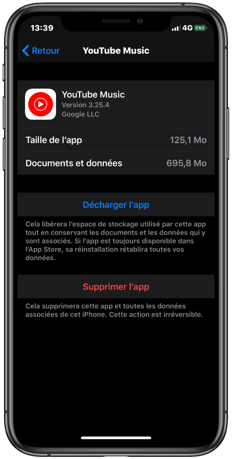 Apple iOS Libérer stockage tuto (4)