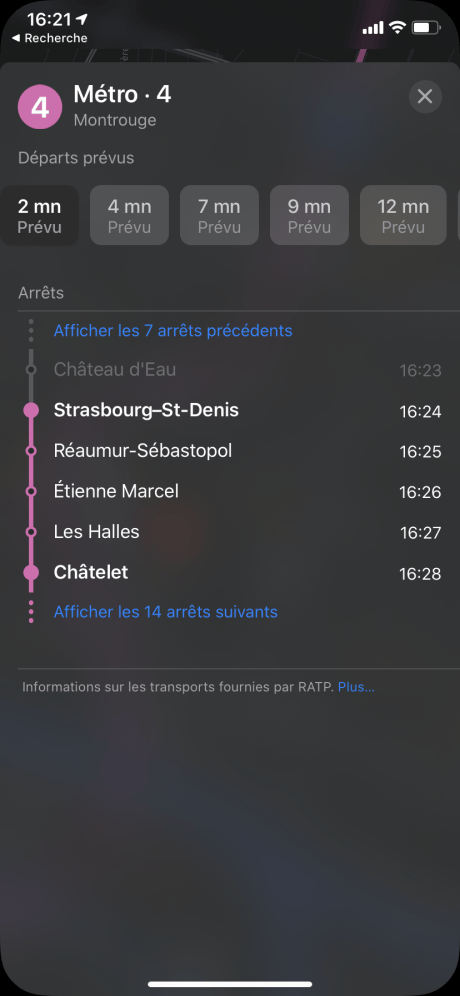 Apple Plans transports 2