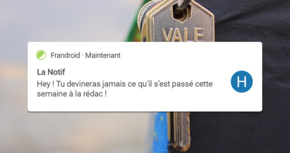 Clé la notif