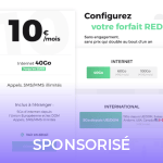 RED by SFR fait sa rentrée en prolongeant le forfait 40 Go à 10 euros RED by SFR fait sa rentrée en prolongeant le forfait 40 Go à 10 euros
