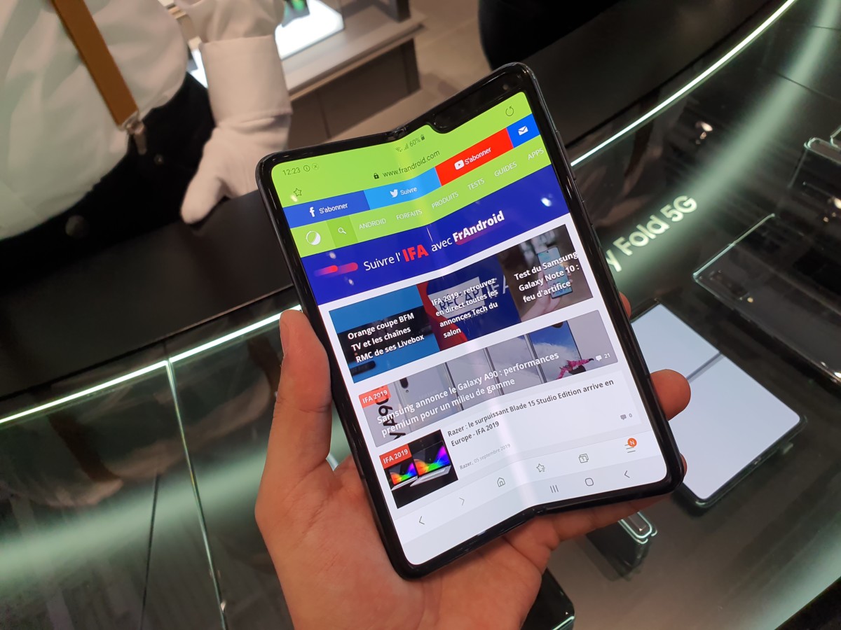 Samsung Galaxy Fold corrige Frandroid Samsung Galaxy Fold corrige Frandroid