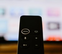 La télécommande de l'Apple TV