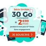 Dernier jour pour le forfait à 2,99 € par mois avec 30 Go en France + 10 Go en Europe