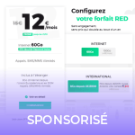 Forfait Mobile : 60 Go à prix record, RED prolonge sa meilleure offre Forfait Mobile : 60 Go à prix record, RED prolonge sa meilleure offre