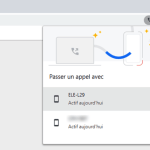 Chrome sur PC vous permet d&rsquo;appeler un numéro sur votre smartphone