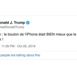 Donald Trump n’aime pas le swipe de l’iPhone et souhaite le retour du bouton d’accueil Donald Trump n’aime pas le swipe de l’iPhone et souhaite le retour du bouton d’accueil
