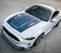 Ford and Webasto today reveal Mustang Lithium, an ultra-high-performance battery-electric Mustang fastback prototype. With more than 1,000 ft.-lbs. of torque and more than 900 horsepower instantaneously available, this Mustang amps muscle car performance to a new level and helps gauge the level of interest the next wave of performance customers have in lightning-quick performance that only fully electric powertrains can deliver.