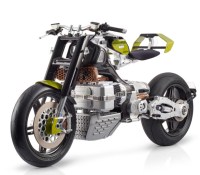 A venture between Blackstone Tek carbon fiber wheels and moto designer Pierre Terblanche, the HyperTek makes science fiction real.