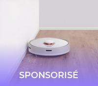 Roborock S5 Max blanc aspiration
