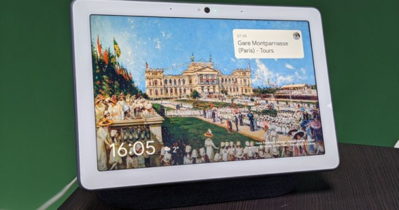 Le Google Nest Hub Max // Source : Frandroid Le Google Nest Hub Max // Source : Frandroid