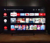 Le menu d'accueil Android TV
