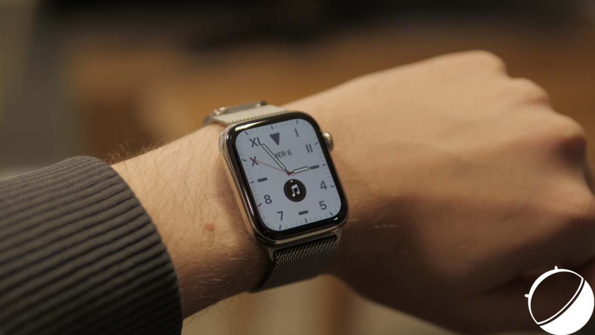 L'Apple Watch Series 5 // Source : Frandroid L'Apple Watch Series 5 // Source : Frandroid