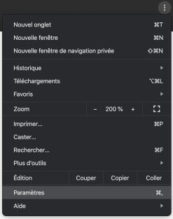 Chrome Presse Papier partagé 1