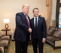 donald trump emmanuel macron