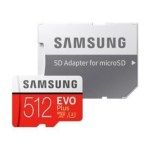 Seulement 13 centimes le Go pour la microSD Samsung EVO Plus 512 Go Seulement 13 centimes le Go pour la microSD Samsung EVO Plus 512 Go