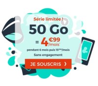Cdiscount mobile 50 go moins de 5 euros