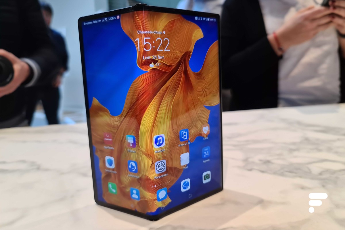 Huawei Mate Xs pli debout Huawei Mate Xs pli debout
