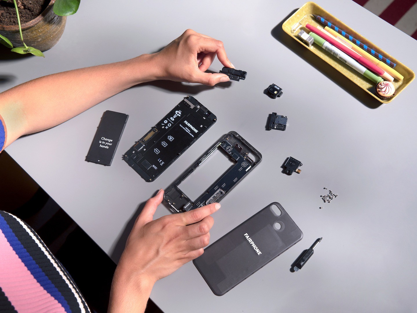 La réparabilité du Fairphone 3 est exemplaire