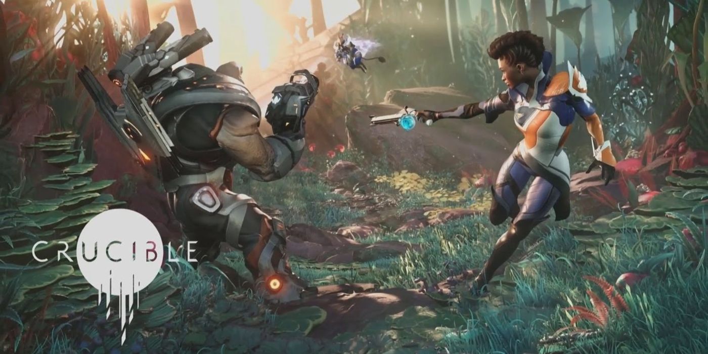 Un artwork du jeu Crucible édité par Amazon