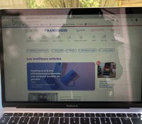 Ecran du MacBook Air (2020) // Source : Cassim Ketfi pour Frandroid