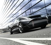 L'arrière du concept car électrique Hyundai Prophecy