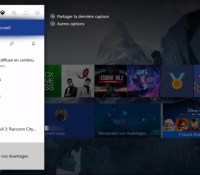 L'interface Xbox en 2020 // Source : capture d'écran