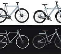 En haut, respectivement les VanMoof S3 et X3. En bas, les Angell et Angell /S. // Source : montage Frandroid En haut, respectivement les VanMoof S3 et X3. En bas, les Angell et Angell /S. // Source : montage Frandroid