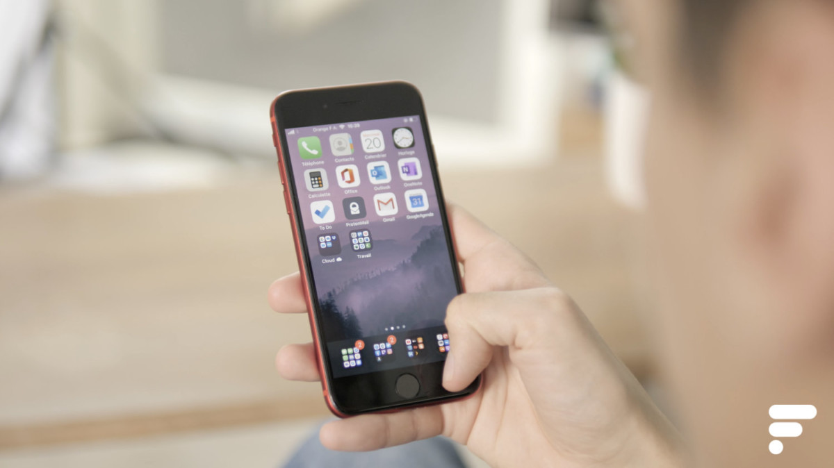 L'iPhone SE 2020 // Source : Frandroid L'iPhone SE 2020 // Source : Frandroid