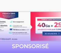 Cdiscount mobile french days