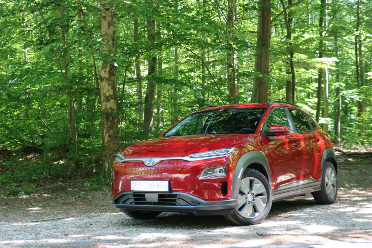 Le Hyundai Kona electric // Source : Yann Lethuillier pour Frandroid Le Hyundai Kona electric // Source : Yann Lethuillier pour Frandroid