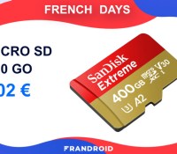microSD sandisk extreme 400 Go french days