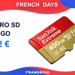 La microSD SanDisk Extreme 400 Go est à un prix intéressant pour filmer en 4K La microSD SanDisk Extreme 400 Go est à un prix intéressant pour filmer en 4K