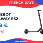 La trottinette Ninebot Segway ES2 profite d’une réduction de 150 euros pendant les French Days La trottinette Ninebot Segway ES2 profite d’une réduction de 150 euros pendant les French Days