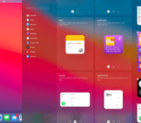 La gestion des widgets dans le centre de notifications de macOS Big Sur // Source : Apple