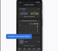 La gestion du sommeil sur Google Pixel // Source : Google