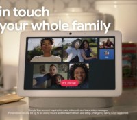 Un appel de groupe sur Google Duo avec le Nest Hub Max // Source : Google