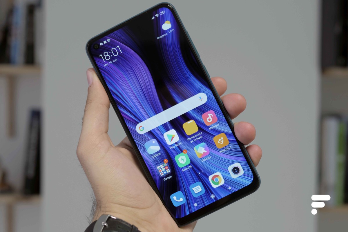 Le Xiaomi Redmi Note 9 en utilisation // Source : Frandroid Le Xiaomi Redmi Note 9 en utilisation // Source : Frandroid