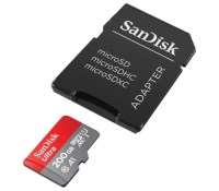 microSD 200 go + lecteur SD