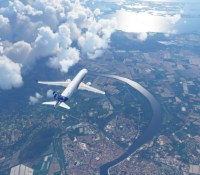 Montpellier dans Flight Simulator // Source : Microsoft Montpellier dans Flight Simulator // Source : Microsoft